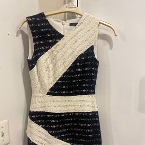 BCBG  black and white dress